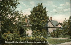 Mark Twain's Summer Home, Quarry Farm Elmira, NY Postcard Postcard