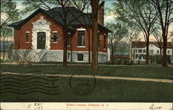 Public Library Postcard