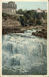 Rainbow Falls Ausable Chasm, NY Postcard Postcard