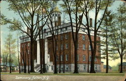 Seminary and Grounds Fulton, NY Postcard Postcard