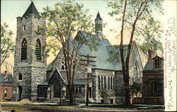 Episcopal Church Seneca Falls, NY Postcard Postcard
