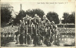 Seal Grotto, Glen Island Postcard