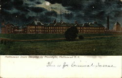 Matteawan State Hospital by Moonlight Postcard