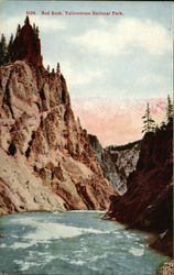 Red Rock, Yellowstone National Park Postcard Postcard