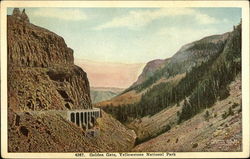 Golden Gate Yellowstone National Park, WY Postcard Postcard