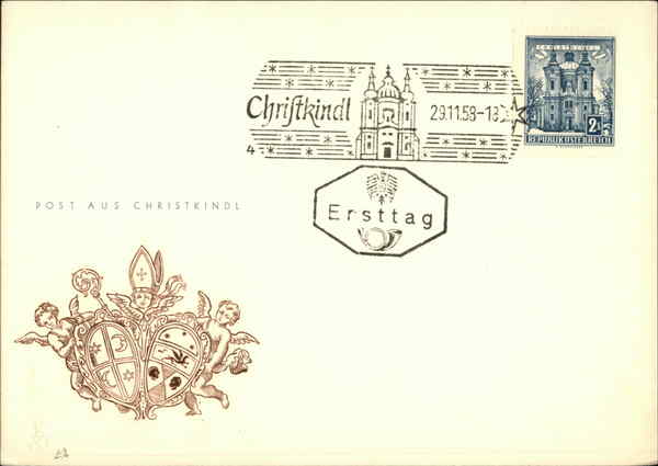 Post Aus Christkindl Austria Maximum Cards