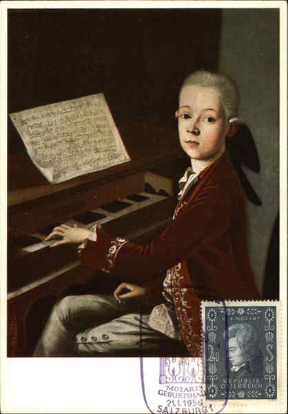 Mozart am Klavier Maximum Cards