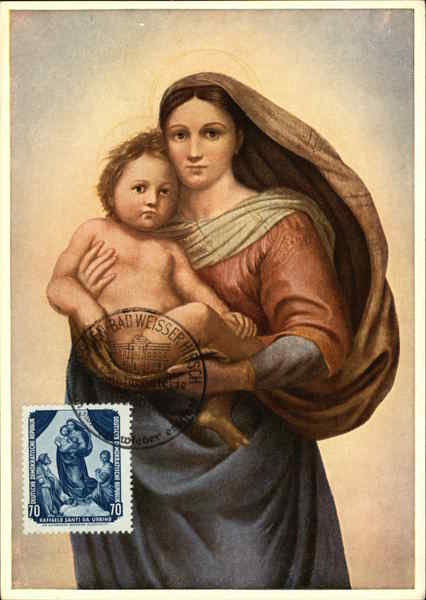The Sistine Madonna Maximum Cards