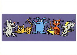 Keith Haring (1959-1990) 16 April 1987 Billboard Design Humane Society, Florida