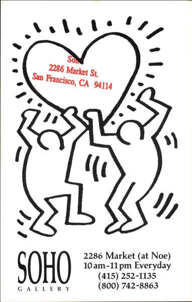 Soho Gallery, 2286 Market St San Francisco California