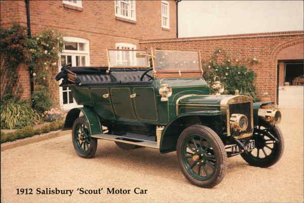 1912 Salisbury Scout Motor Car Cars