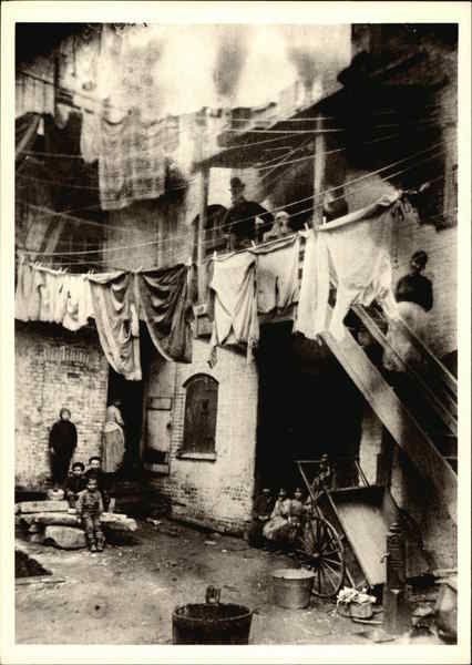 Baxter Street Court c.1890 New York