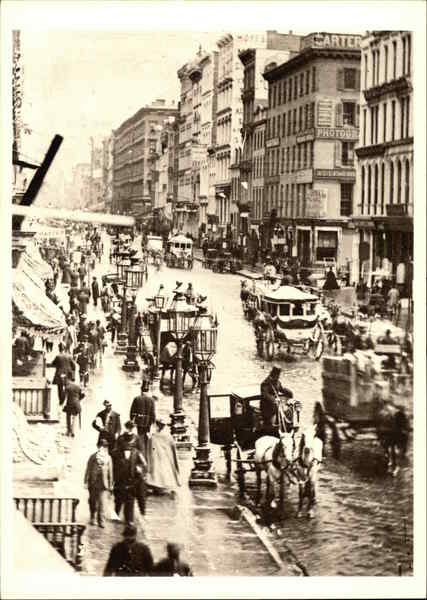 Broadway, Looking North From Near Spring Street New York