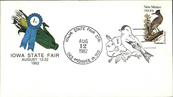 Iowa State Fair, August 12-22 1982 First Day Covers