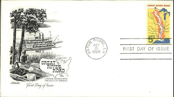 Great River Road First Day Covers