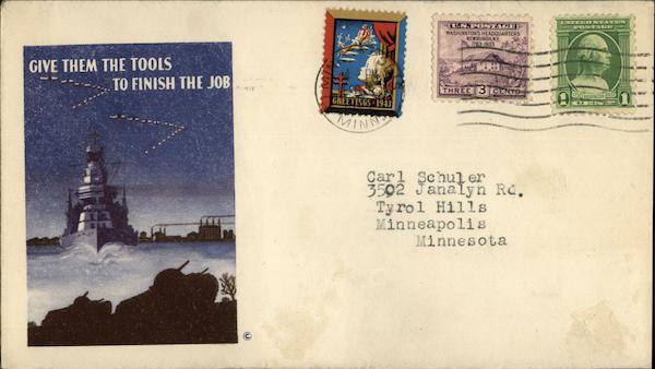 Give Them the Tools to Finish the Job First Day Covers