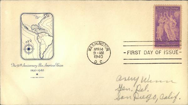 The 50th Anniversary Pan American Union, 1890-1940