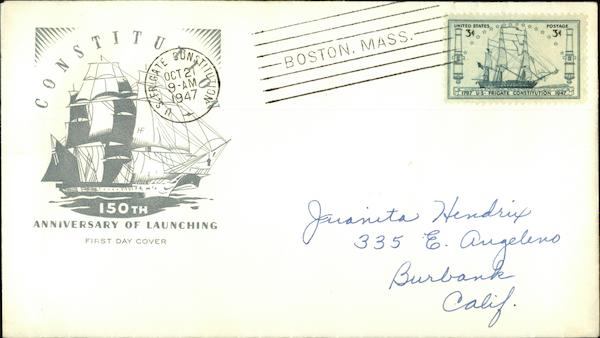 Constitution 150th Anniversary of Launching, First Day Cover
