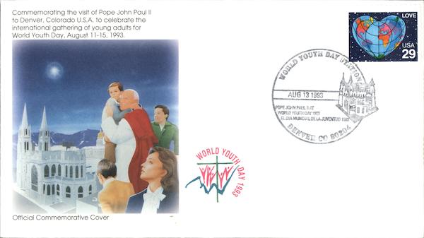 World Youth Day 1993 First Day Covers