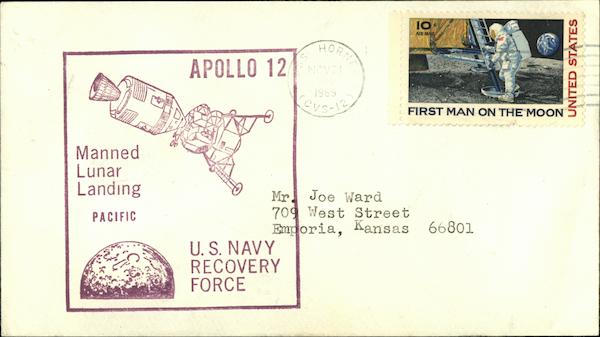 Apollo 12, Manned Lunar Landing, Pacific, U.S. Navy Recovery Force
