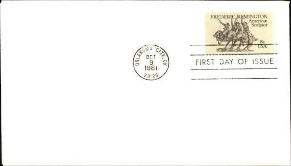 Frederic Remington: American Sculptor First Day Covers