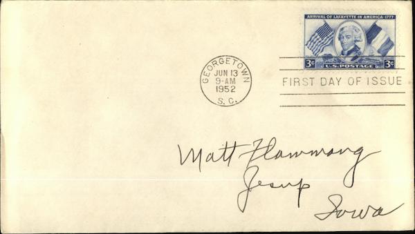 3 cent Stamp First Day of Issue First Day Covers