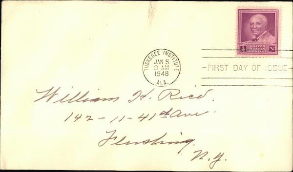 Tuskegee Institute, First Day of Issue First Day Covers