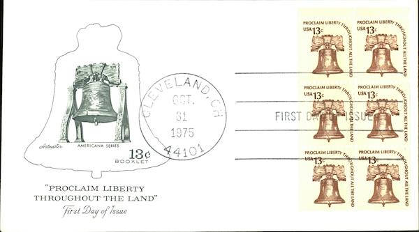 Proclaim Libery Throughout the Land, First Day of Issue