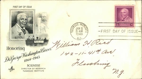 Honoring Dr. George Washington Carver, 1864-1943 Scientist, Director of Research Tuskegee University