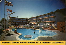 Sonora Towne House Motels I & II Postcard