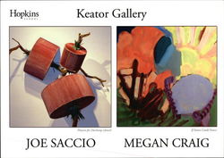 Hopkins School, Keator Gallery, Joe Saccio, Megan Craig Art Postcard Postcard