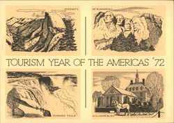 Tourism Year of the Americas '72 First Day Issue Cards Postcard Postcard