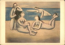Bathers by Picasso 1920 Postcard