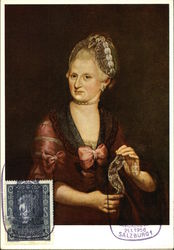 Anna Maria Mozart, Die Mutter Postcard