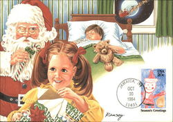 Santa Claus First Day of Issue: October 30, 1984 First Issue Location: Jamaica, New York 11431 Postcard