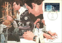 Health Research Stamp Maximum Cards Postcard Postcard