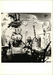 Keith Haring, Knokke, Belgium, 1989 Postcard
