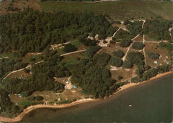 Aerial View of Scout & Guide Camp Site Postcard