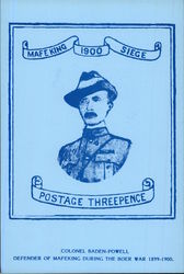 Colonel Baden-Powell, Defender of Mafeking During the Boer War 1899-1900 Postcard