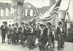 Black Cub Scout Pack Postcard