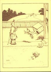 A Day Off for Faithful Fido Postcard