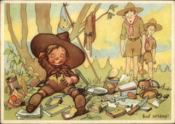 Bud stridmy! Postcard