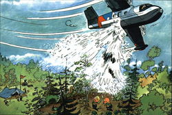 vent frais, vent du matin sans fumee c'est plus malin Postcard