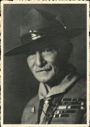 Boy Scout Founder Baden-Powell Postcard