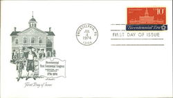 Bicentennial First Continental Congress, 1774-1974, First Day of Issue First Day Cover