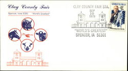 Clay County Fair, World's Greatest Spencer, IA First Day Covers First Day Cover First Day Cover