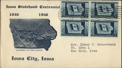 Iowa Statehood Centennial 1846 1946 First Day Cover