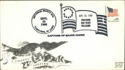 Captors of Major Andre, Sept. 23, 1785, Paulding Van Wart Williams, Liberty Forever First Day Cover