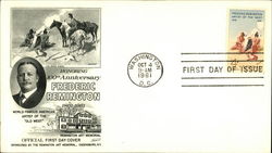 Honoring 100th Anniversary of Frederic Remington First Day Cover