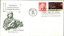 Sybil Ludington, First Day of Issue, Contributors to the Cause During the American Revolution First Day Cover